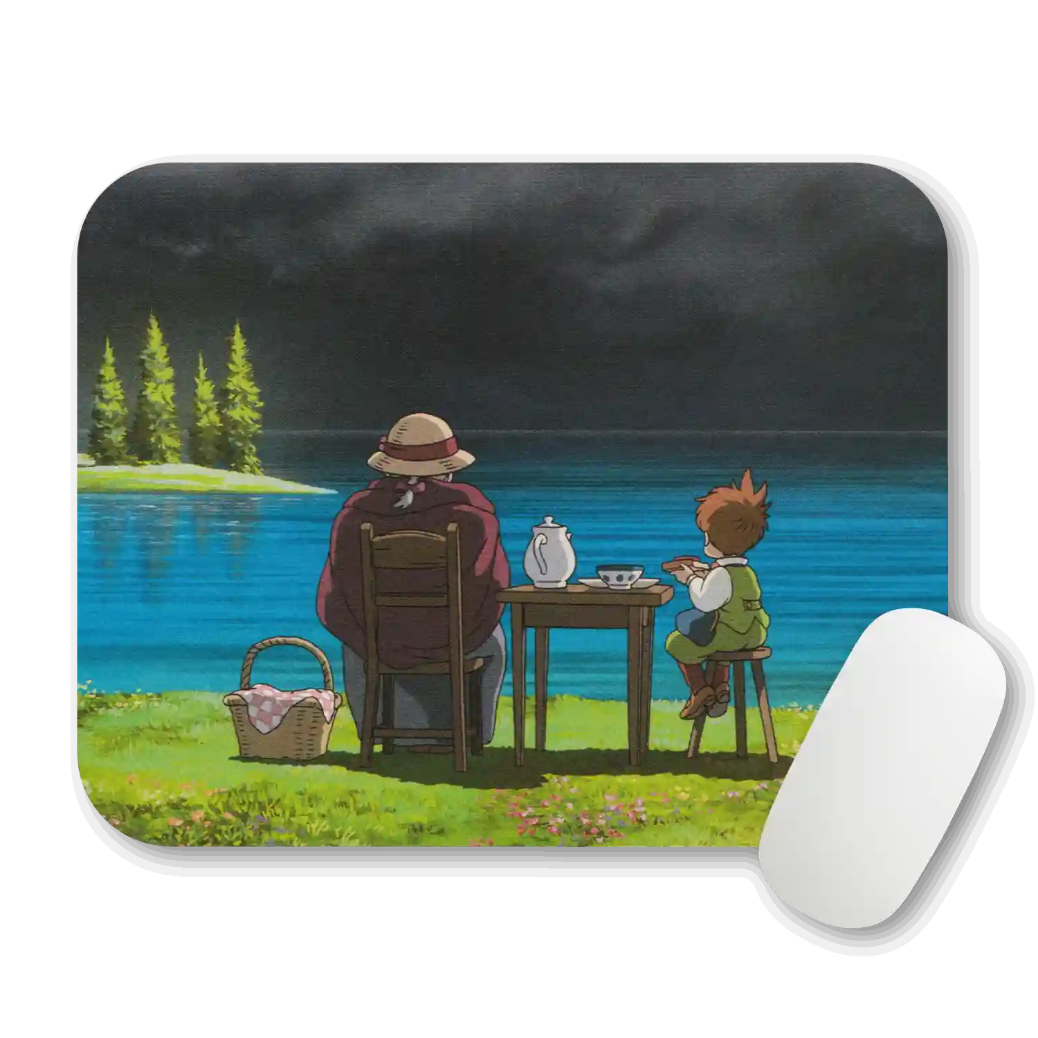 Sophie And Markl's Tea Party Art Mouse Pad Mouse Pad